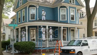Painting contractors in Staten Island, NY providing professional interior and exterior painting services