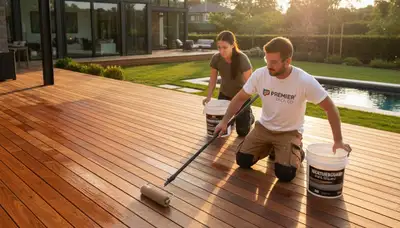 Staten Island, NY deck sealing service protecting wood from humidity and salt air