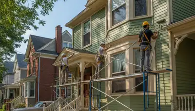 Painting contractor serving Staten Island, NY for interior and exterior home painting services