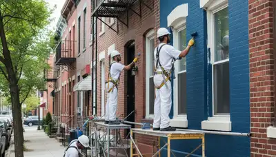 Painting contractor in Staten Island, NY providing professional interior and exterior painting services