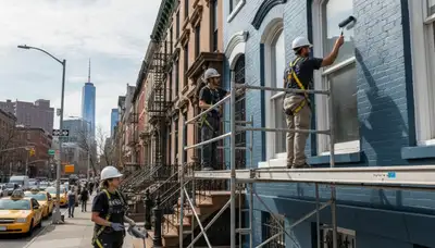 Painting contractor in Staten Island, NY providing professional interior and exterior painting services