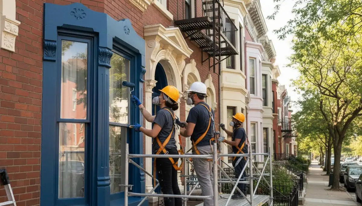 Painting contractors in Staten Island, NY providing professional interior and exterior painting services